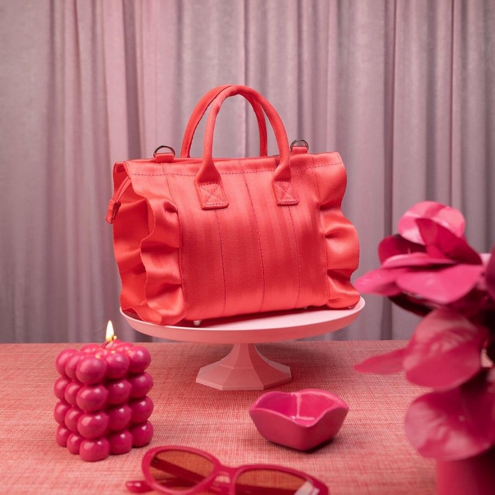 Harveys Seatbelt Lolita Flamingo Satchel NWT still in plastic - never opened.